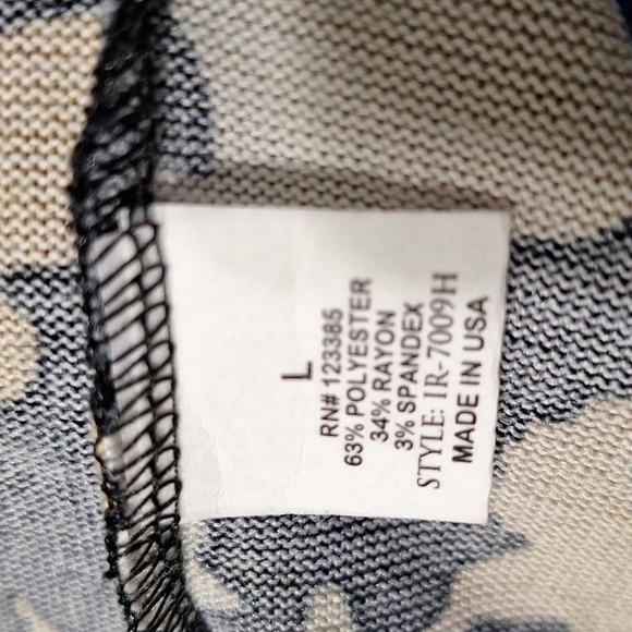 Isabella Rodriguez Academia Animal Print Waterfall Mobwife Cardigan Size L - Picture 13 of 14